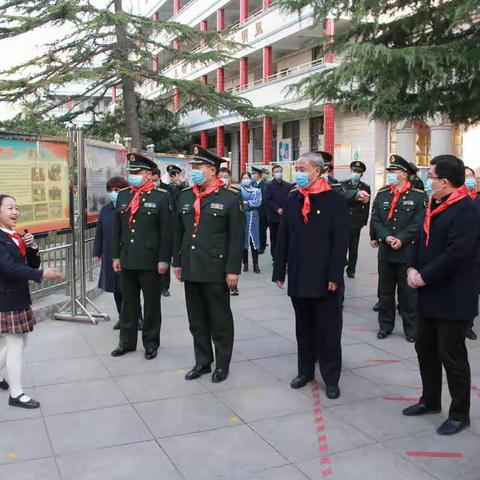 怀川少年爱国防 振兴中华当自强｜焦作市山阳区焦东路小学迎接省军区领导观摩团检查指导国防教育工作