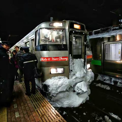 20161224，日本北海道，JR停運的聖誕節