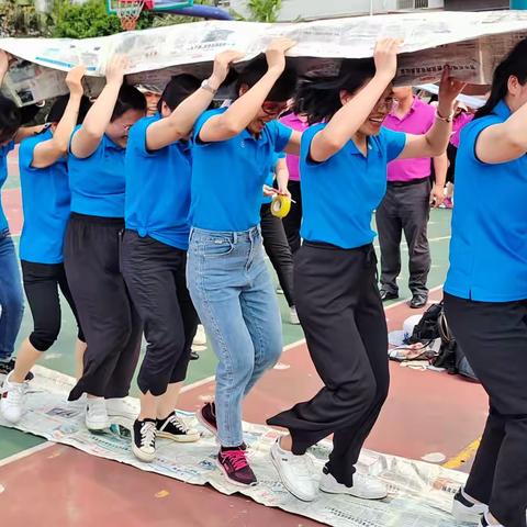 秀雅教师，凝心聚力，赞劳动之美——来宾市实验小学教育集团庆祝“五一”劳动节暨“喜迎党的二十大”趣味竞技活动