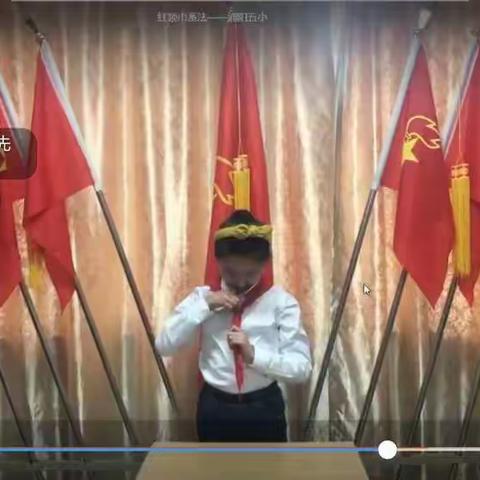 ""我们是社会主义接班人”，三（8）中队在行动