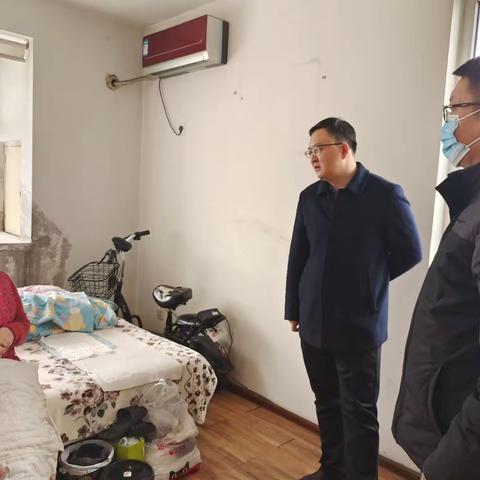 天冷情更切，关怀暖人心——上级领导到向阳北社区残疾人家庭进行春节慰问