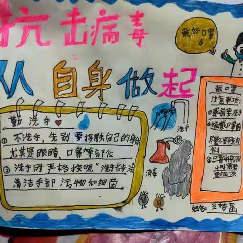 打赢疫情防控战，我们在行动……   新华民族小学（北校区）开展防控疫情主题活动