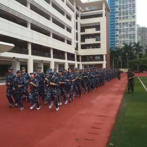 军训第三天，我们的风采。