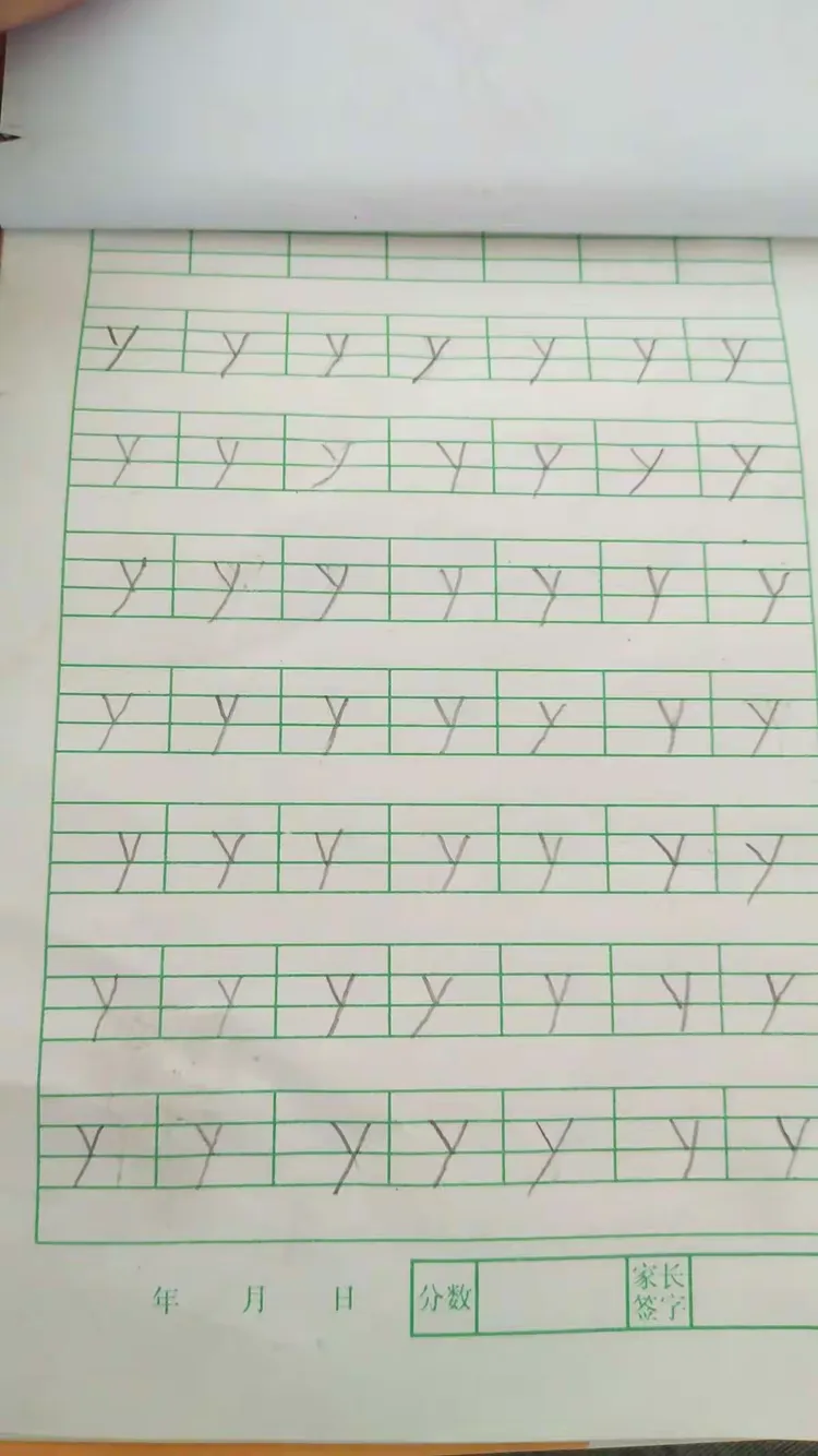 学习拼音:y,w