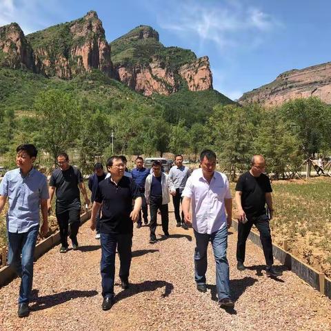 市领导梁考绩深入东太行旅游区管委会实地调研旅发大会筹建工作