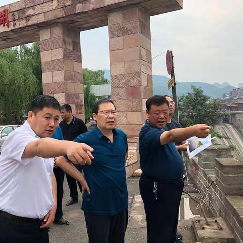 梁考绩深入京娘湖至十六沟景区段、东太行主会场景区段、朝阳沟景区段等三个关键水系打造工程现场督导进度