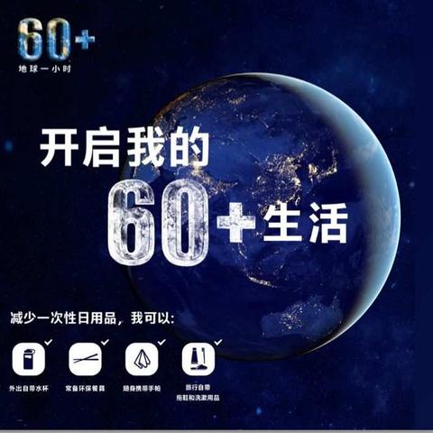 响应2018地球一小时环保主题“开启我的60+生活”——中大南幼中三班