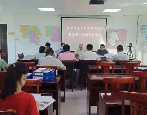 海口市扶贫办第四调研组莅临旧州镇督导2019年成效考核反馈问题整改工作