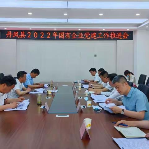 县国资委党委召开国有企业党建工作推进会