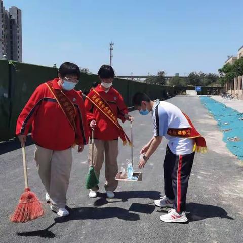 【华源实验学校】开展五四青年节“青春心向党，建功新时代”志愿服务活动