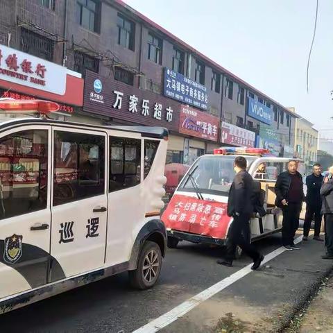 大马镇区环境综合整治暨治理镇区“五乱”部门联合行动纪实（二）