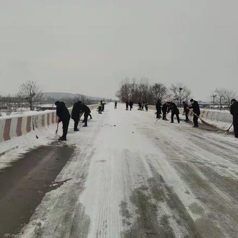 不畏严寒清冰雪  党员干部齐动员