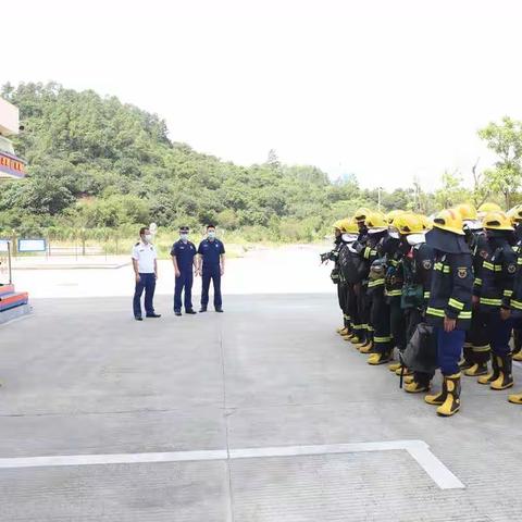 支队作战训练处到深汕大队开展“特殊防护期”执勤战备督导调研