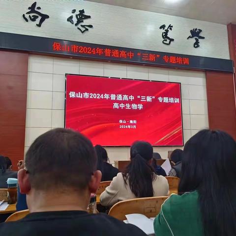 “三新”培训助发展，锐意进取新启航——保山市2024年“三新”提升专题培训