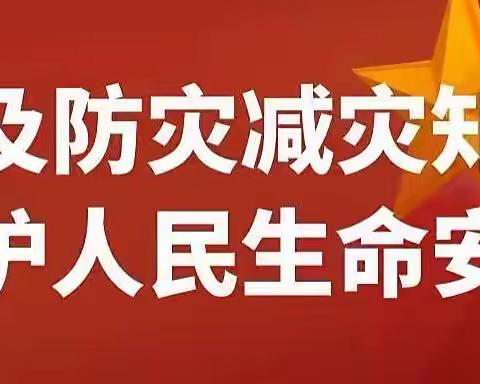 ［扛红旗，当先锋］——下花园自然资源和规划分局开展“5.12”防灾减灾日宣传活动