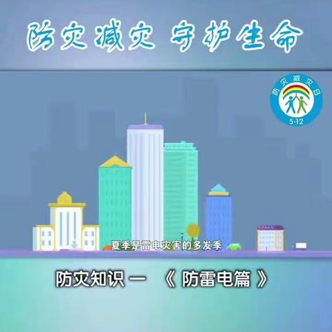 🌧金色童年幼儿园中二班⚡️《安全主题教学——防雷电》⚡️