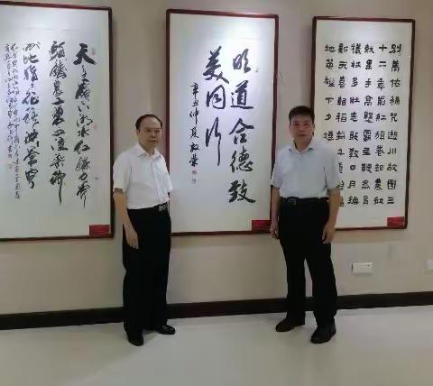 盛敦荣书法作品入选广西政协“翰墨颂党恩·丹青绘百年”书画展