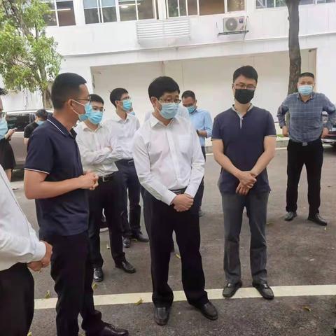 仓山区钟治民副区长陪同福州市兰文副市长调研瑞科医药健康产业园