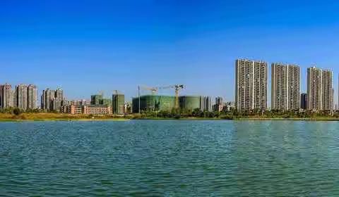 漠阳湖的早午晚