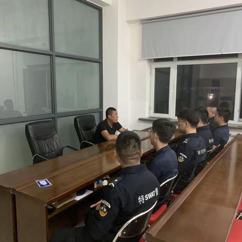 巡防四队召开值班工作例会2021年8月30日