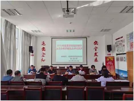 职能部门、道协和司法鉴定党支部召开2021年度组织生活会和民主评议党员大会