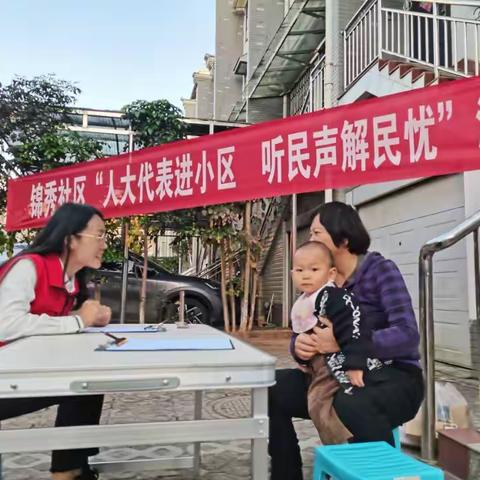 人大代表进小区    当好群众贴心人