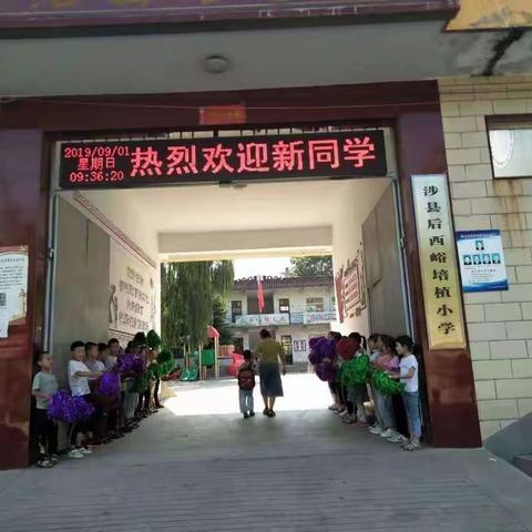 后西峪学校开学季