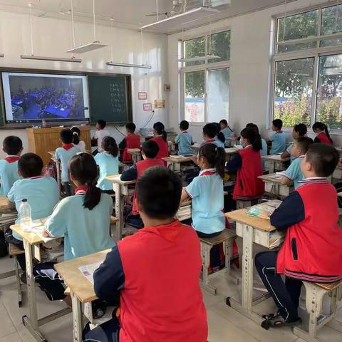 喜迎二十大，奋斗新征程—东南孙小学全体师生参加“同城大课堂”活动