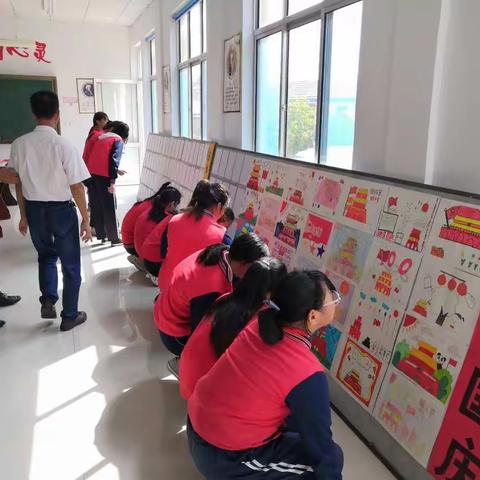 东南孙小学举办庆国庆书画展