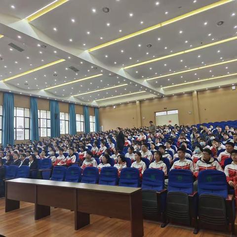 芳菲三月恰阳春，凌云壮志创未来——2024届常福中学百日誓师大会