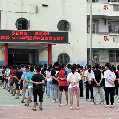 “网络是把双刃剑，安全使用是关键”   ——新和镇中心小学网络安全教育活动