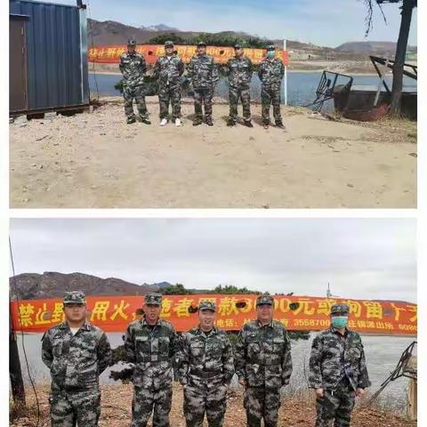 杜庄镇民兵清明节助力防火保平安