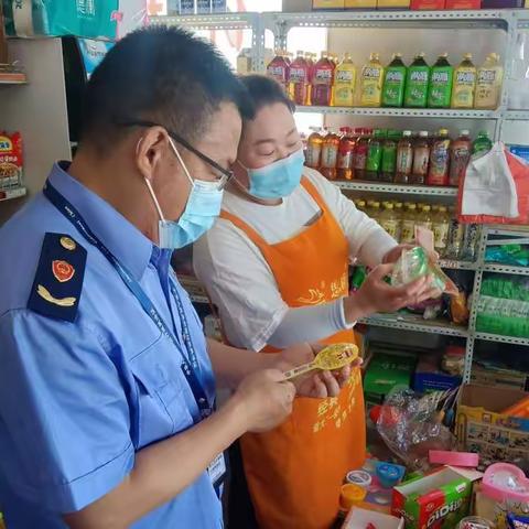 索堡分局开展校园周边食品安全检查