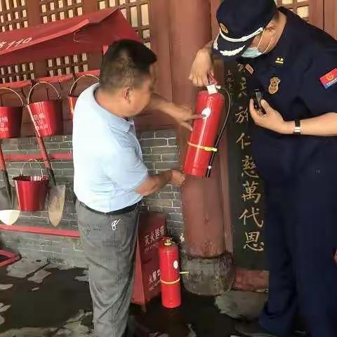 复兴区消防救援大队开展文物古建筑消防安全专项检查行动