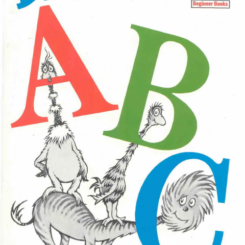 Story Time:  ABC by Dr Seuss