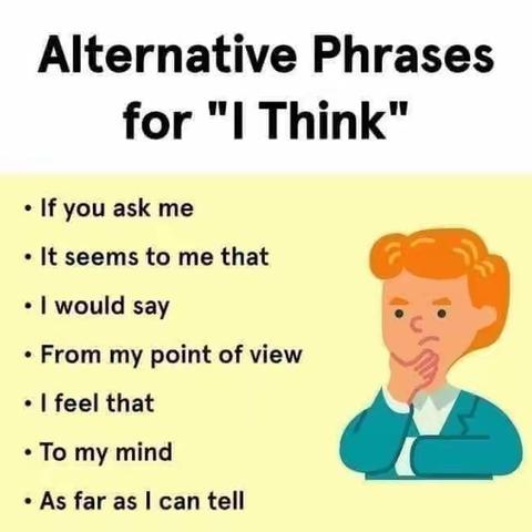 Other ways to say….