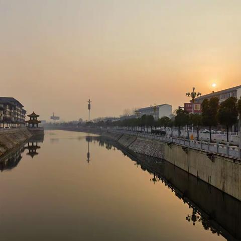 汝南湿地公园（冬日晨景）