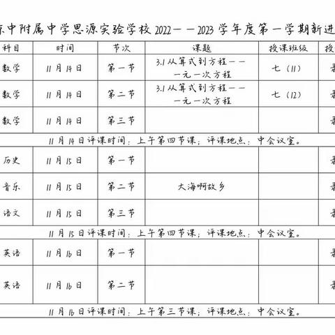 新进教师展风采，诊断及时促成长