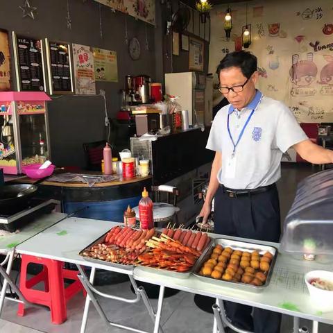 石南所组织开展校园周边食品安全检查