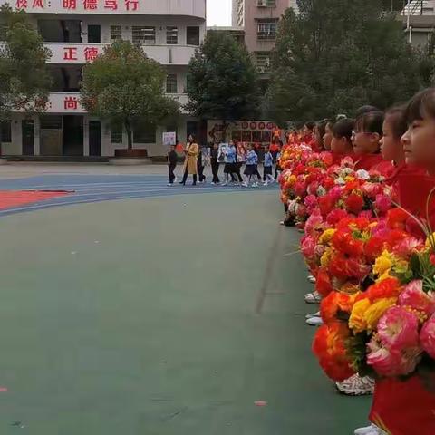 21年三完小体育节开幕式158班