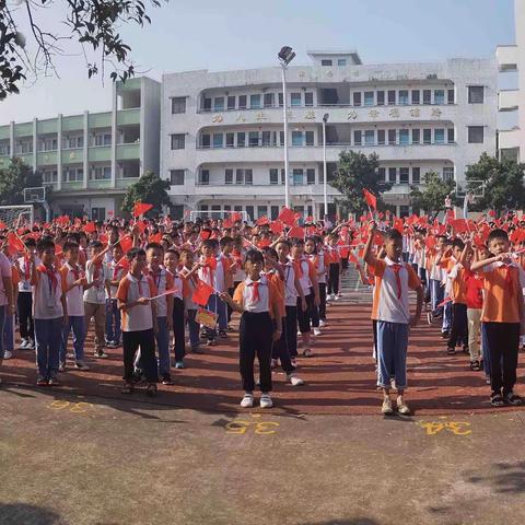 开平市苍城镇中心小学“传承红色基因，向国旗敬礼”主题教育活动