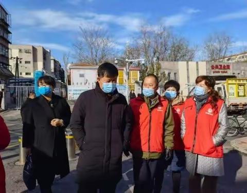 严寒中战“疫情” “初雪中”你最美——塘沽徐州道小学志愿者在行动