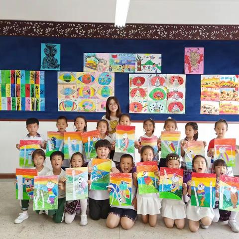 【九一小学体育路校区】2019年春季“儿童画社团”活动总结