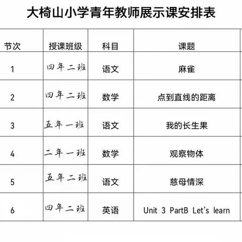 助力青年教师成长，搭建展示学习舞台。