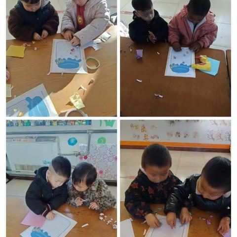 李庄乡光明幼儿园纸工特色教育活动