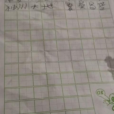 绣针河小学二年级三班练字打卡