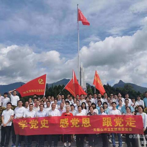 庆建党百年、忆红色初心、重温入党誓词———五指山市毛阳中心卫生院主题党日活动