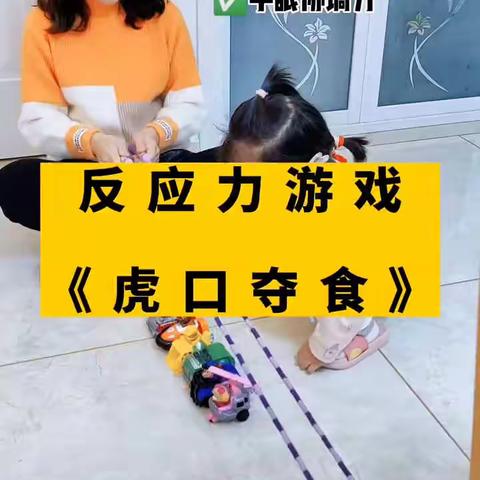 敏华幼儿园大三班游戏活动—《虎口夺食》