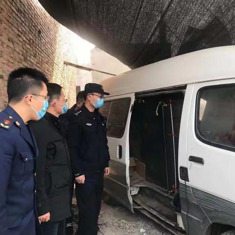 北杜街办重拳出击严厉打击非法加油点