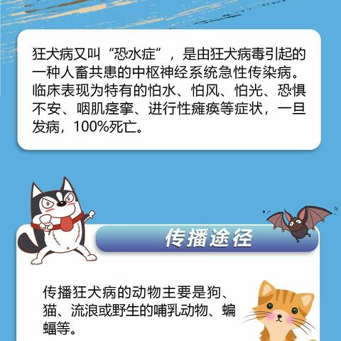 狂犬病预防三步走
